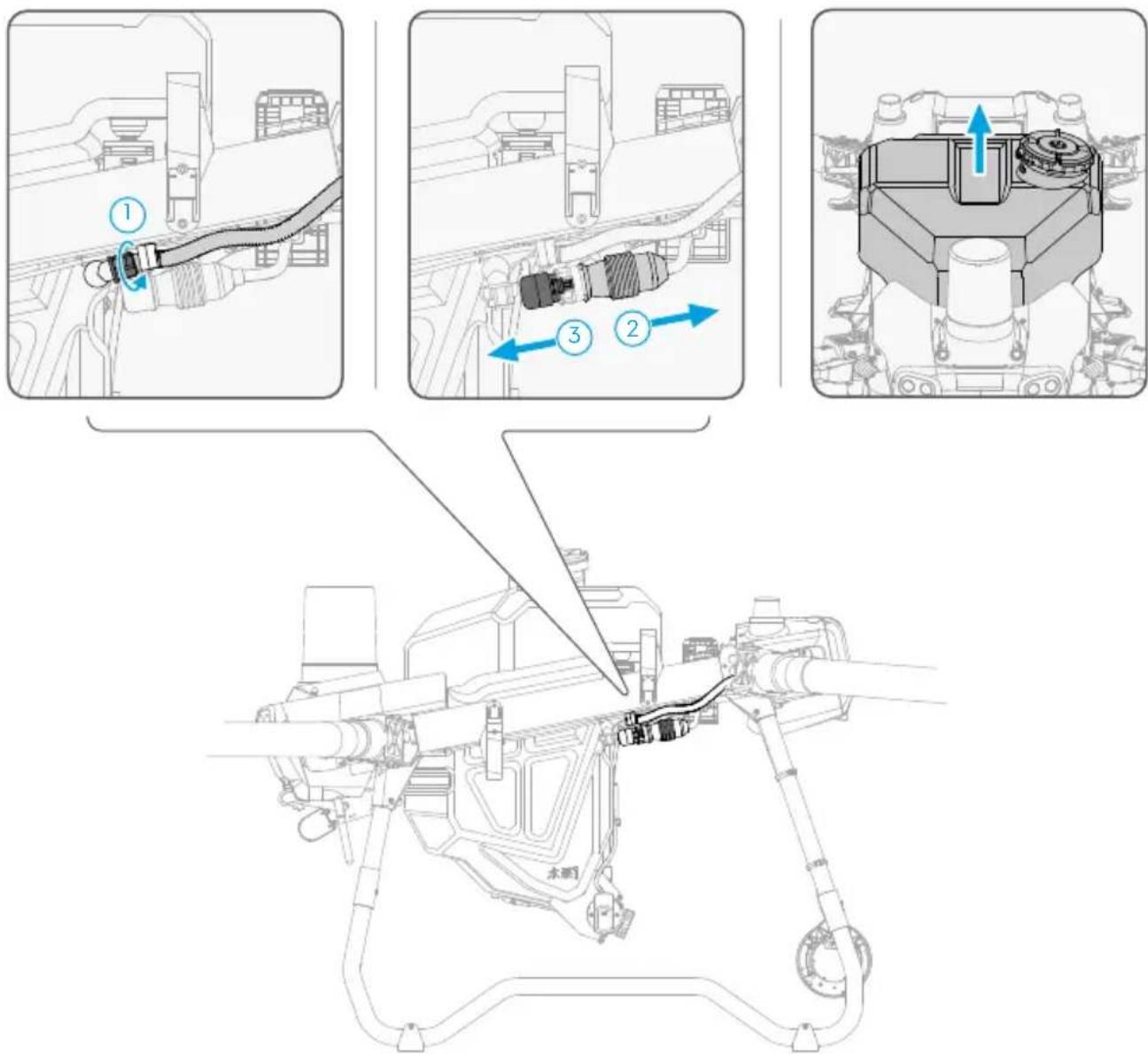 DJI Agras T50 - Αποσυναρμολόγηση - 1