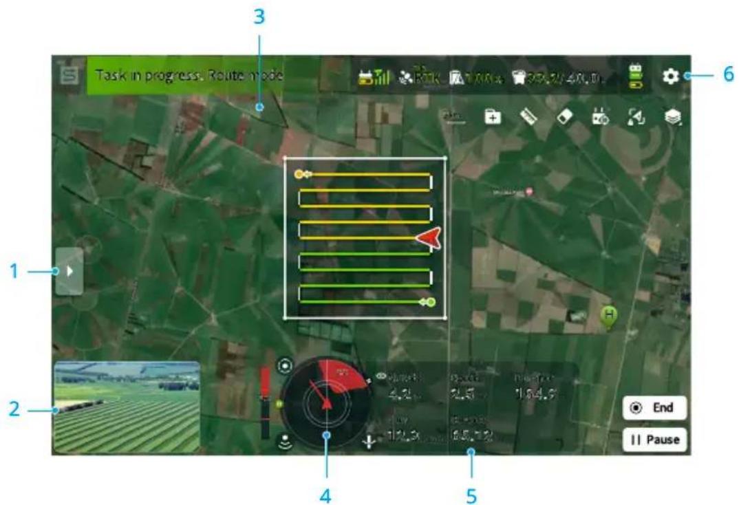 DJI Agras T50 - Προβολή λειτουργίας - 1