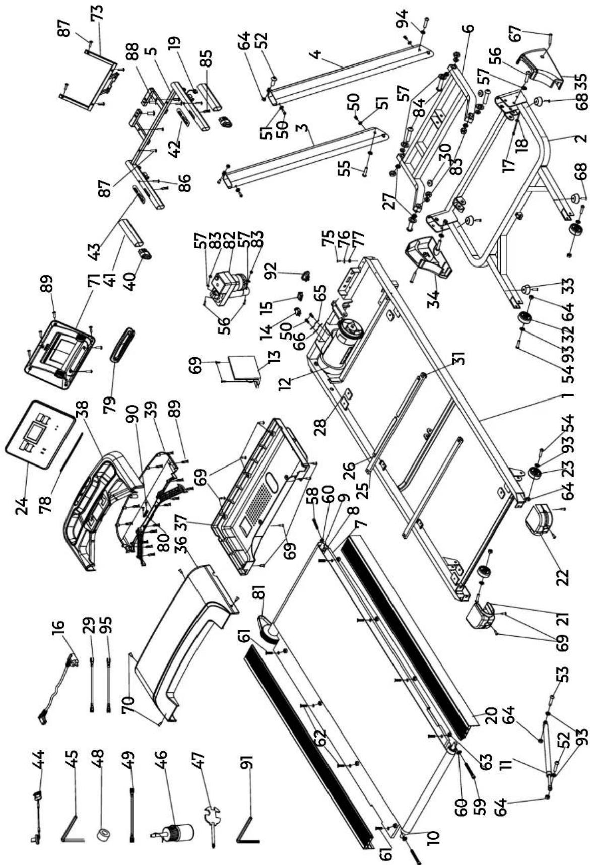 VirtuFit TR100i - Étirements - 1