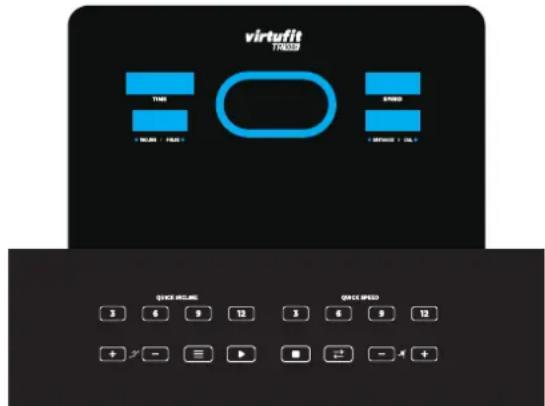 VirtuFit TR100i - CONSOLE (FIG. A) - 1