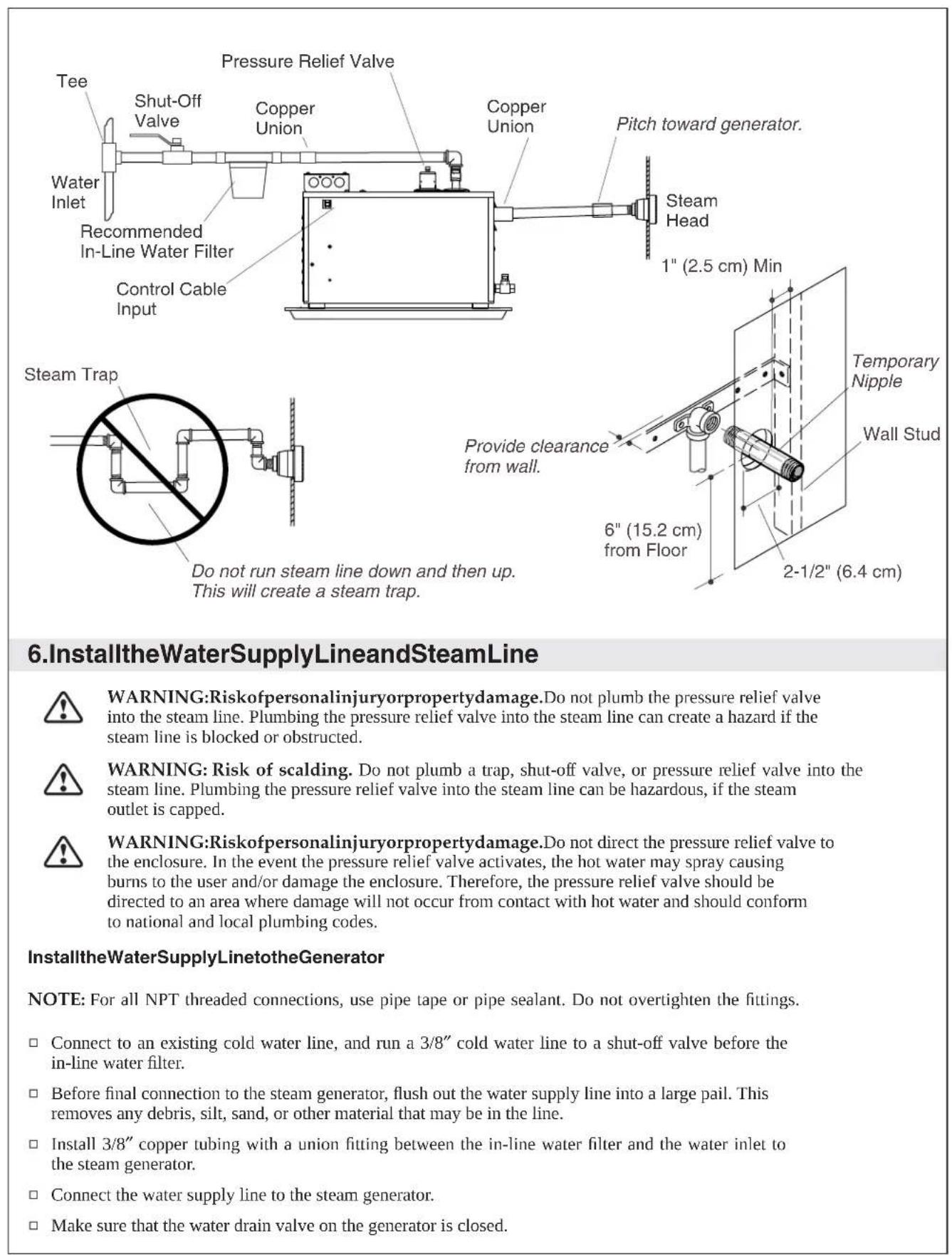 KOHLER K1658 - 5.InstalltheSteamGenerator - 2