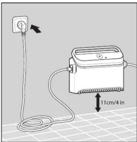 DOLPHIN Premium 60 - Branchement du boîtier d'alimentation électrique - 1