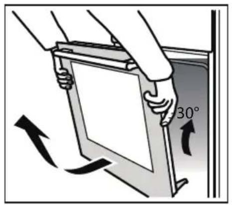 SABA DFV606023BK - Removing the door for easier cleaning - 3