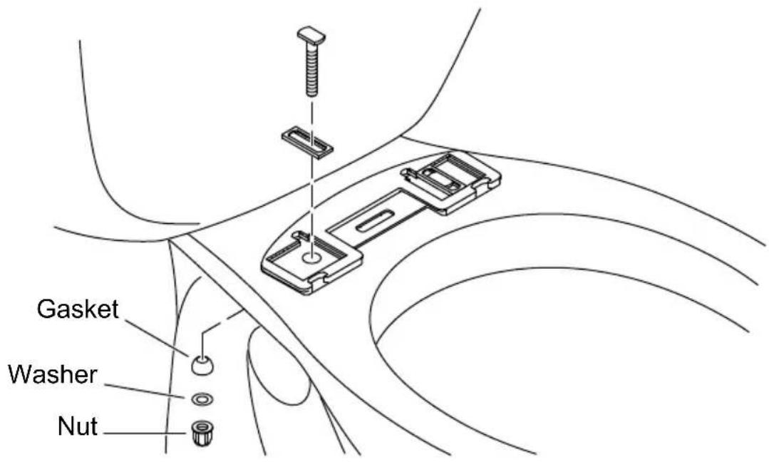 KOHLER PureWash K32330 - Install the Mounting Plate - 1