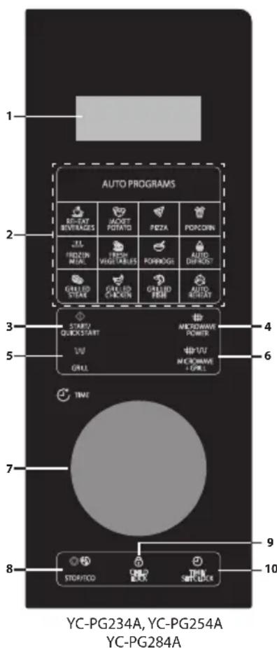 SHARP YCPS204AU - MICROWAVE+GRILL - 4