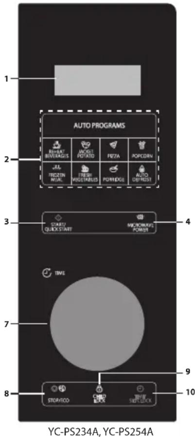 SHARP YCPS204AU - MICROWAVE+GRILL - 2