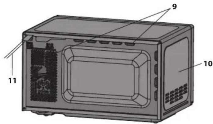 SHARP YCPG204AU - Nunca toque no grill quando este estiver quente - 2