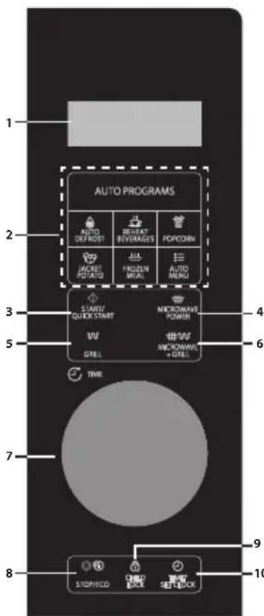 SHARP YCPG204AU - MICROWAVE+GRILL - 3