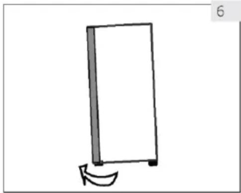 HAIER HWS79GDG - Réglage fin de la porte - 1