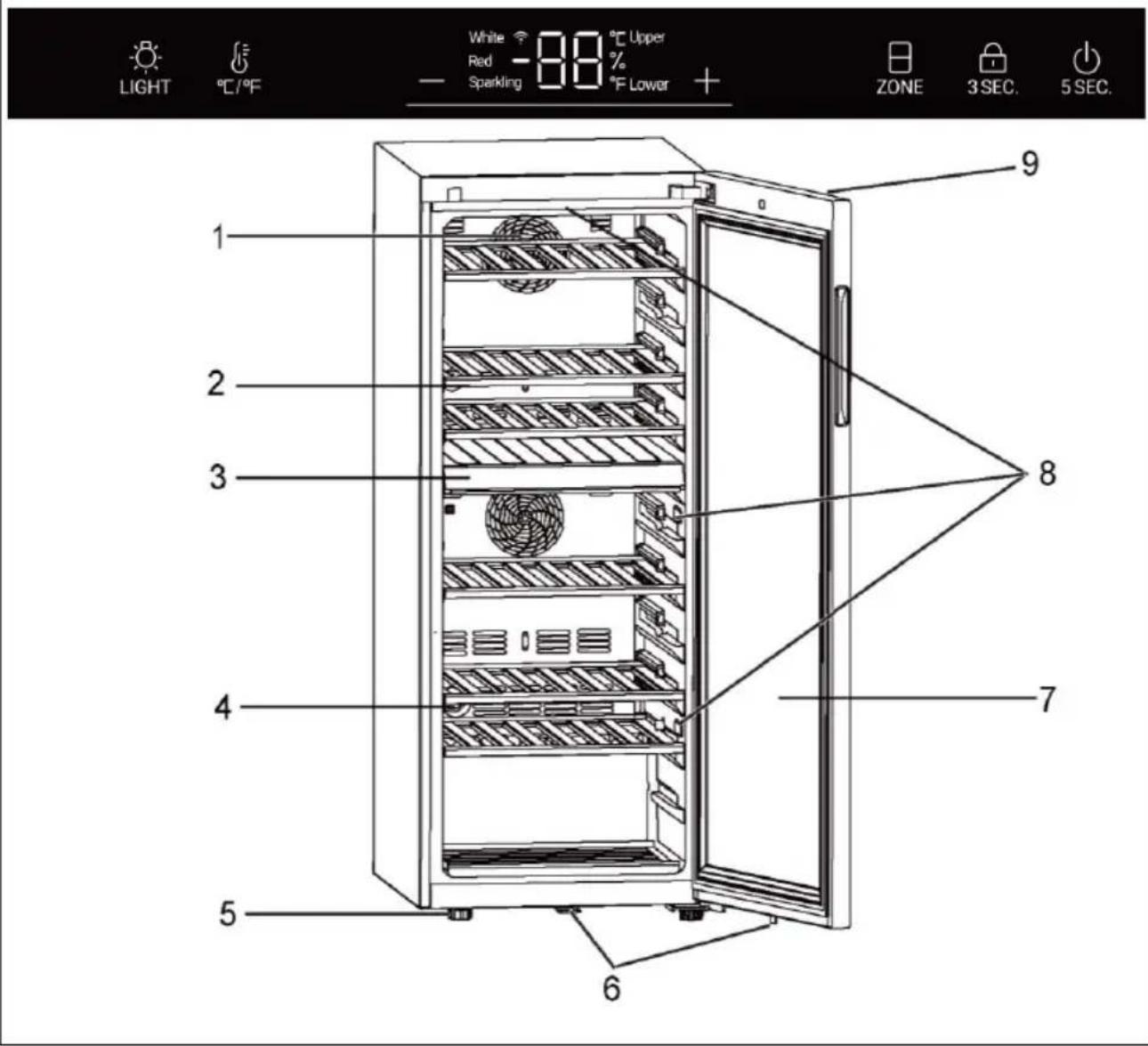 HAIER HWS79GDG - Aviso - 1