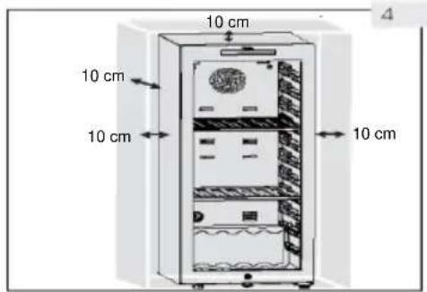 HAIER HWS79GDG - Ventilatsioonikaugus - 1