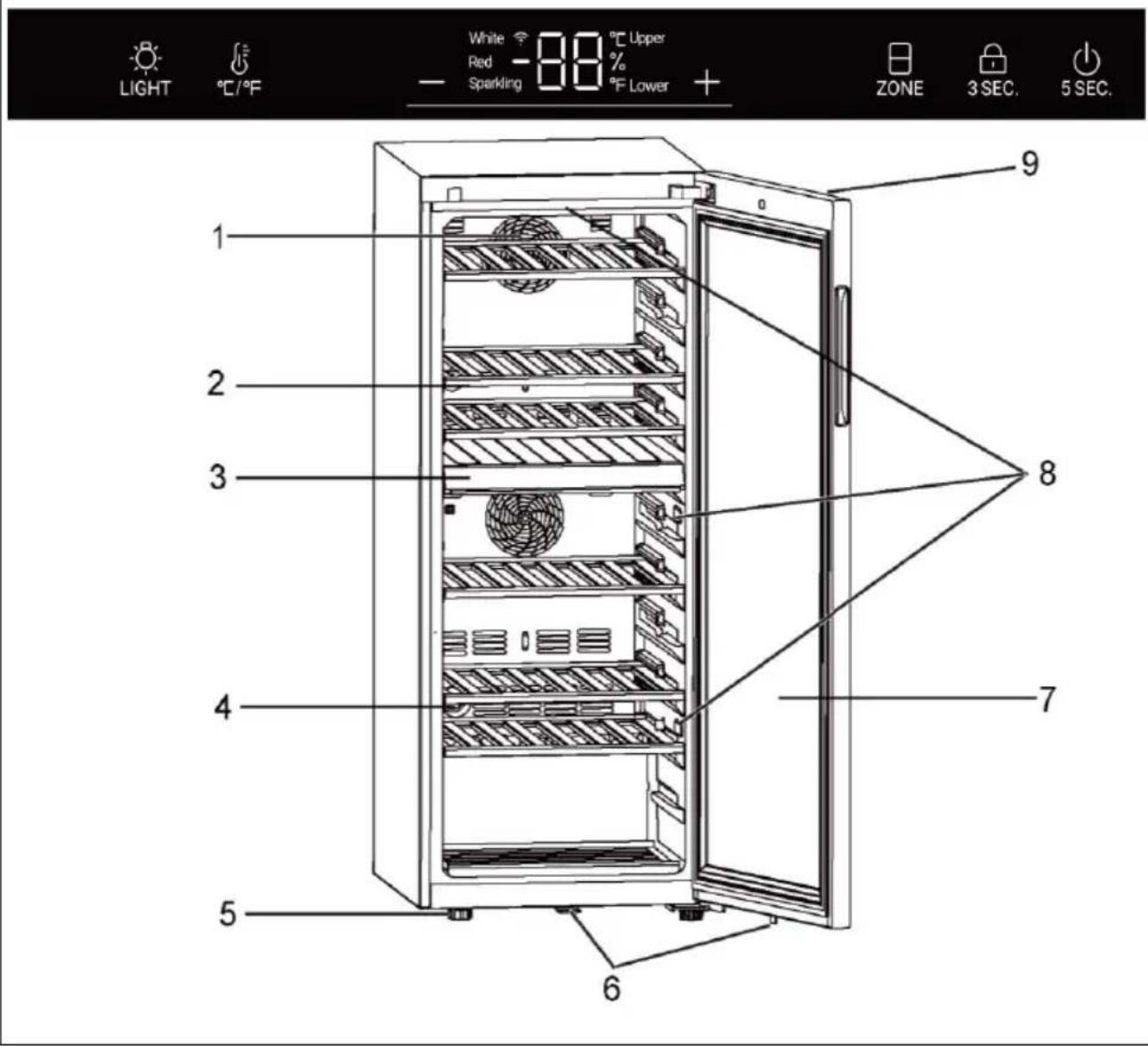 HAIER HWS79GDG - Let op - 1
