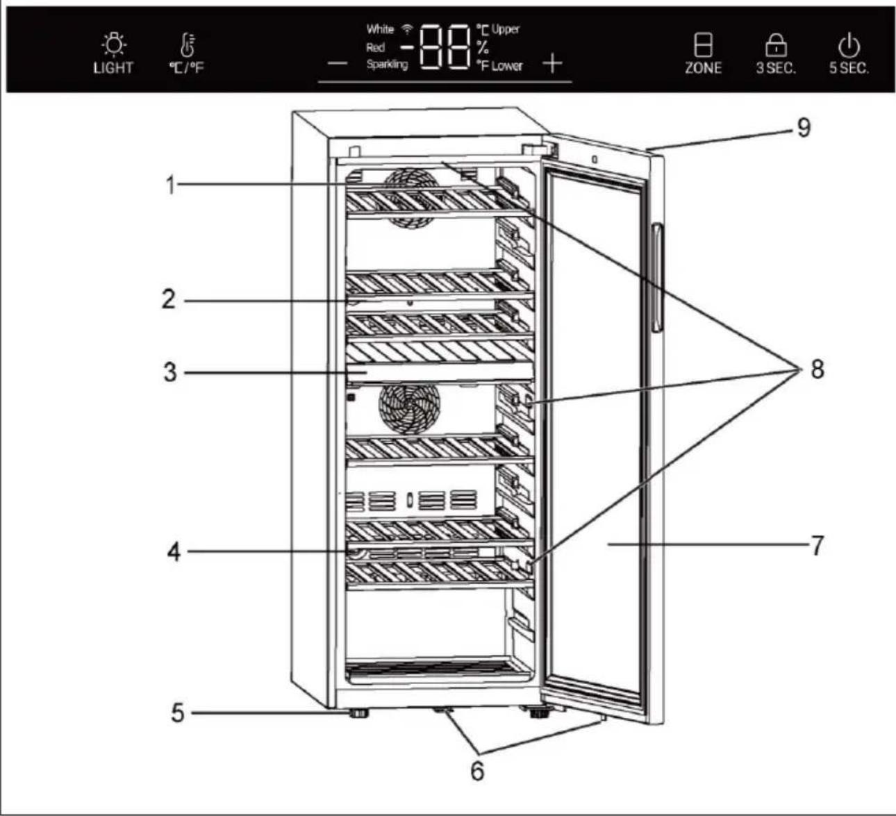 HAIER HWS79GDG - Aviso - 1