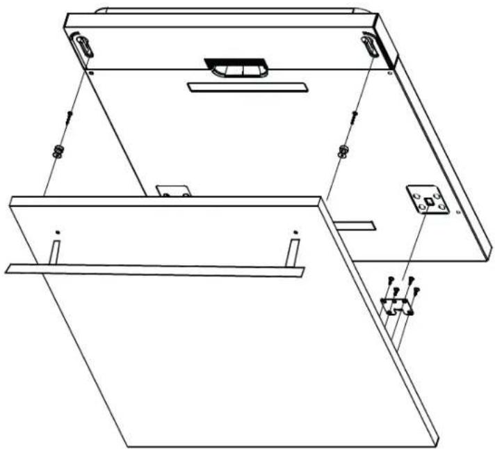 BLAUPUNKT 5VF410NP - - Dimensions et installation du panneau frontal - 2