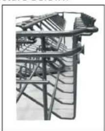 BLAUPUNKT 5VF410NP - Folding back the cup shelves - 1