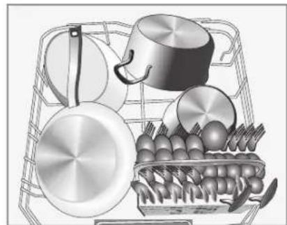 BLAUPUNKT 5VF410NP - Caricamento del cestello inferiore - 1