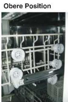 BLAUPUNKT 5VF410NP - Hohenverstellung des oberen Geschirrkorbs - 2