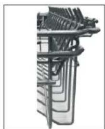 BLAUPUNKT 5VF410NP - Folding back the cup shelves - 2