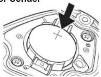 PIONEER SBTLT91 - Legen Sie die neue Batterie ein (CR2032). - 1