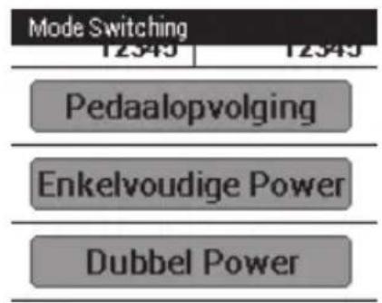 PIONEER SBTLT91 - Als de linker- en rechtsensoren worden gecontrolerd, tikt u op [Dubbel Power]. - 1
