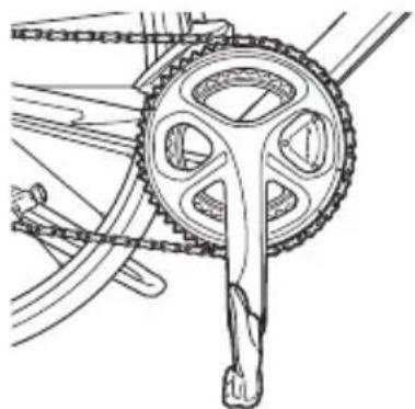 PIONEER SGYPMRTC - Positionnez le bras de la manivelle de sorte qu'il soit perpendiculaire au sol. - 1