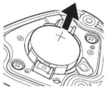 PIONEER SBTPM80 - Rimuovere la batteria usata. - 1
