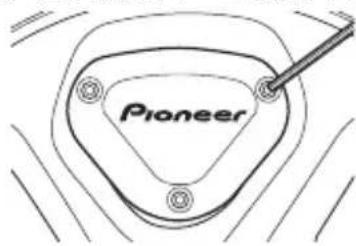 PIONEER SBTPM80 - 1力八一を取の外す - 1