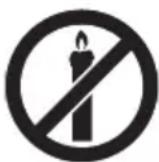 SHARP EMKS1 - De modo a prevenir incéndios, mantenha velas e outras chamas abertas sempre longe deste produits. - 1