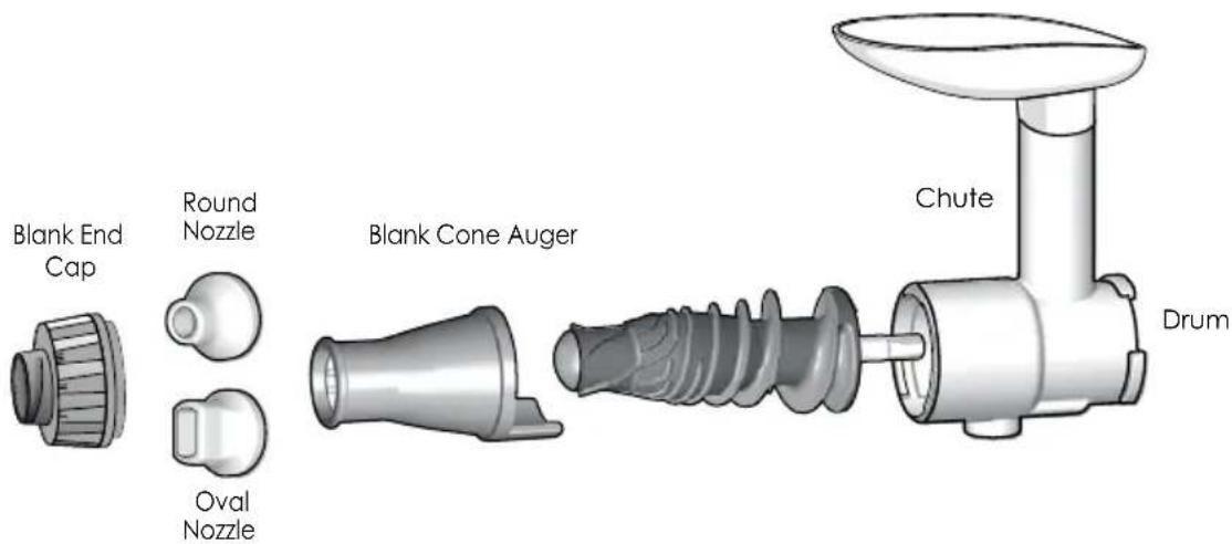 OMEGA NC1002 - Round/Oval Nozzle - 1