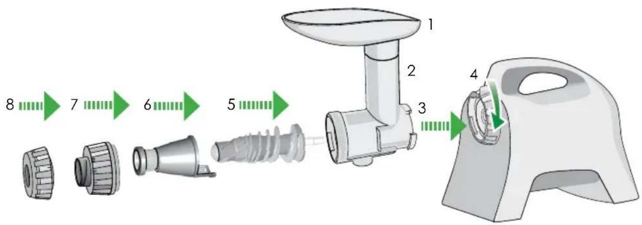 OMEGA NC1002 - EXTRACTEUR DE JUS - 1