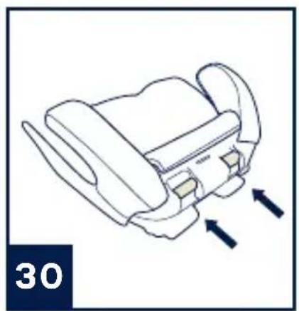 Nuna AACE - Use of Shoulder Belt Positioning Clip - 3