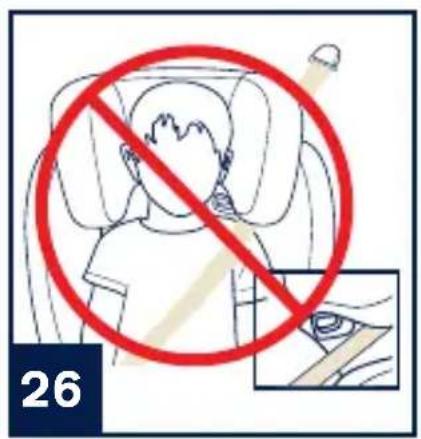 Nuna AACE - Securing a Child in the High Back Booster Mode - 3