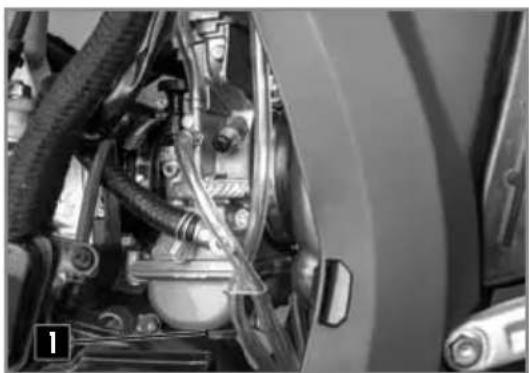 Sherco 125 SE (2022) - ■ Vidanger la cuve à niveau constant du carburateur - 1