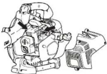 HUSQVARNA 525ECS - Chladiaci systém - 2