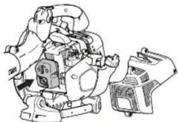 HUSQVARNA 525ECS - Toba de esapament - 2