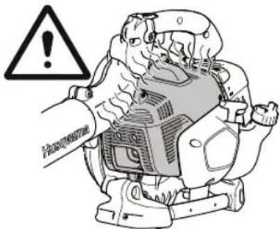 HUSQVARNA 525ECS - Motore caldo - 2