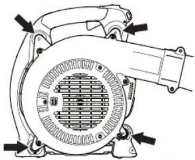 HUSQVARNA 525ECS - Amortyzatory drgań - 1