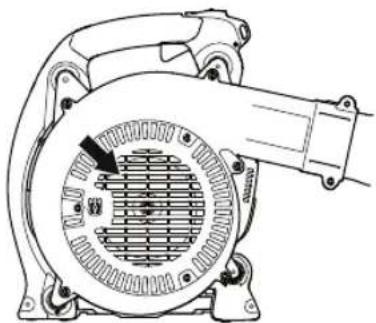 HUSQVARNA 525ECS - Levegőbeömlő rács - 1