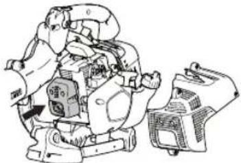HUSQVARNA 525ECS - Kipufogódob - 2