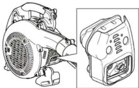 HUSQVARNA 525ECS - Tlumič výfuku - 4