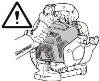 HUSQVARNA 525ECS - Warme motor - 2