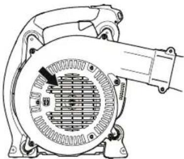 HUSQVARNA 525ECS - Grille d'entrée d'air - 1