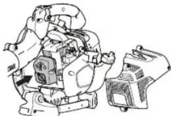 HUSQVARNA 525ECS - Tlumič výfuku - 2