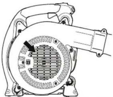 HUSQVARNA 525ECS - Rejilla de la toma de aire - 1