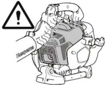 HUSQVARNA 525ECS - 暖機エンジン - 2
