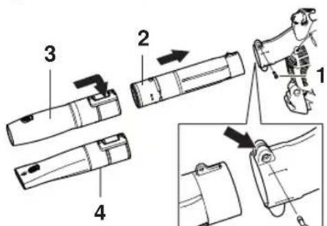 HUSQVARNA 525ECS - Blow pipe - 1