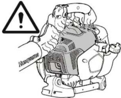 HUSQVARNA 525ECS - Teplý motor - 2
