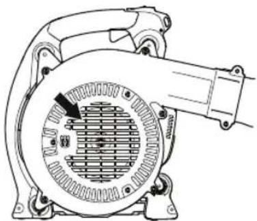 HUSQVARNA 525ECS - Grelha de entrada de ar - 1