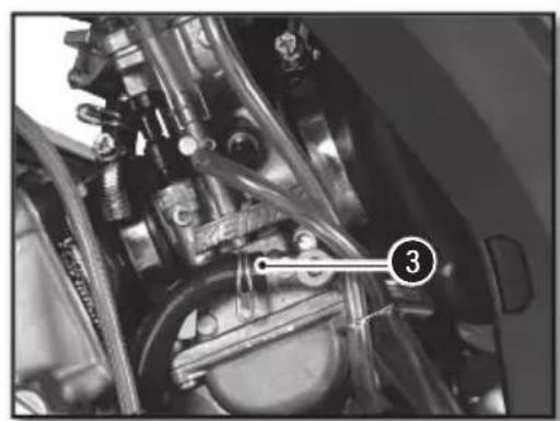 Sherco 125 SER (2019) - REMOVING THE FUEL TANK - 2