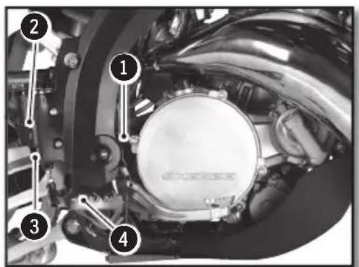 Sherco 125 SER (2019) - RéGLAGE DE LA GARDE - 1